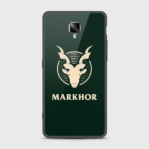 OnePlus 3 Cover - Markhor Series - HQ Ultra Shine Premium Infinity Glass Soft Silicon Borders Case