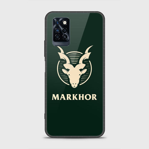 Infinix Note 10 Pro Cover - Markhor Series - HQ Ultra Shine Premium Infinity Glass Soft Silicon Borders Case