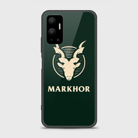 Infinix Hot 12 Cover - Markhor Series - HQ Ultra Shine Premium Infinity Glass Soft Silicon Borders Case