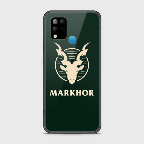 Infinix Hot 10s Cover - Markhor Series - HQ Ultra Shine Premium Infinity Glass Soft Silicon Borders Case