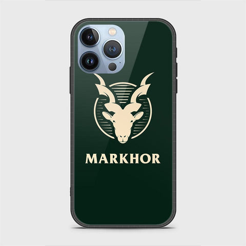 iPhone 14 Pro Max Cover - Markhor Series - HQ Ultra Shine Premium Infinity Glass Soft Silicon Borders Case