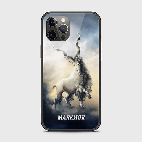 iPhone 12 Pro Max Cover - Markhor Series - HQ Ultra Shine Premium Infinity Glass Soft Silicon Borders Case