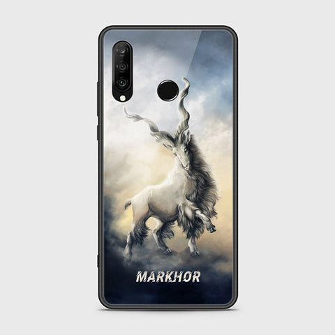 Huawei P30 lite Cover - Markhor Series - HQ Ultra Shine Premium Infinity Glass Soft Silicon Borders Case