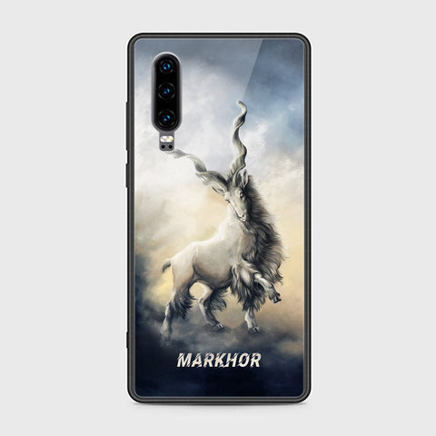 Huawei P30 Cover - Markhor Series - HQ Ultra Shine Premium Infinity Glass Soft Silicon Borders Case