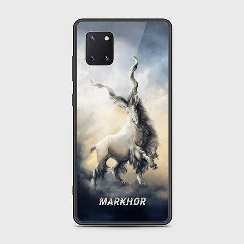 Samsung Galaxy Note 10 Lite Cover - Markhor Series - HQ Ultra Shine Premium Infinity Glass Soft Silicon Borders Case