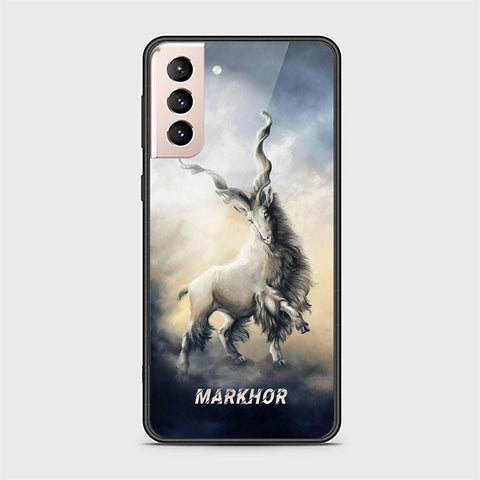 Samsung Galaxy S21 Plus 5G Cover - Markhor Series - HQ Ultra Shine Premium Infinity Glass Soft Silicon Borders Case