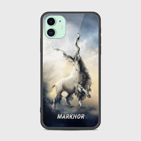 iPhone 11 Cover - Markhor Series - HQ Ultra Shine Premium Infinity Glass Soft Silicon Borders Case