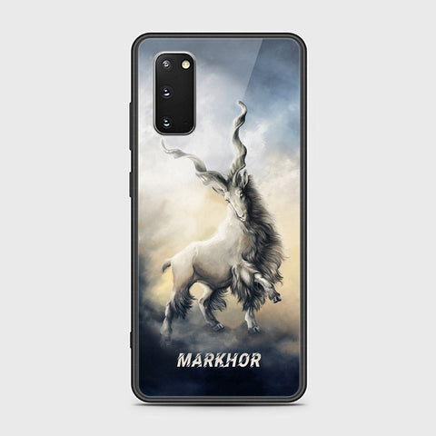 Samsung Galaxy S20 Cover - Markhor Series - HQ Ultra Shine Premium Infinity Glass Soft Silicon Borders Case