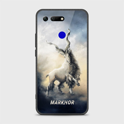 Huawei Honor View 20 Cover - Markhor Series - HQ Ultra Shine Premium Infinity Glass Soft Silicon Borders Case