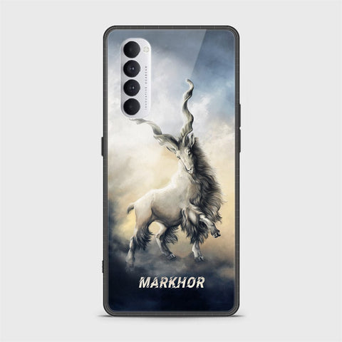 Oppo Reno 4 Pro Cover - Markhor Series - HQ Ultra Shine Premium Infinity Glass Soft Silicon Borders Case
