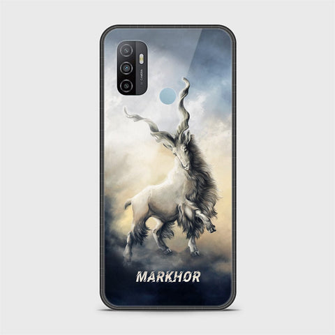 Oppo A53 Cover - Markhor Series - HQ Ultra Shine Premium Infinity Glass Soft Silicon Borders Case
