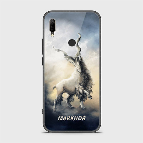 Huawei Y6 2019 / Y6 Prime 2019 Cover - Markhor Series - HQ Ultra Shine Premium Infinity Glass Soft Silicon Borders Case