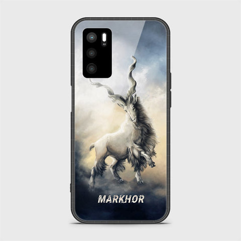 Oppo A16 Cover - Markhor Series - HQ Ultra Shine Premium Infinity Glass Soft Silicon Borders Case