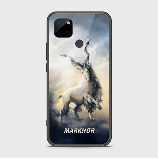 Realme C25Y Cover - Markhor Series - D54 - HQ Ultra Shine Premium Infinity Glass Soft Silicon Borders Case ( Fast Delivery )