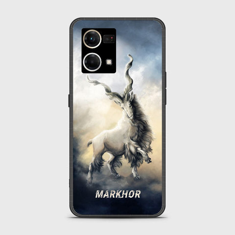 Oppo Reno 8 4G Cover - Markhor Series - HQ Ultra Shine Premium Infinity Glass Soft Silicon Borders Case  b53