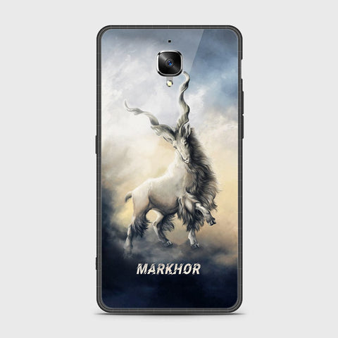 OnePlus 3 Cover - Markhor Series - HQ Ultra Shine Premium Infinity Glass Soft Silicon Borders Case