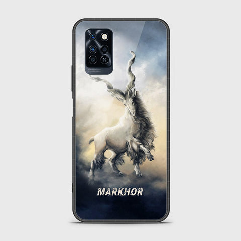 Infinix Note 10 Pro Cover - Markhor Series - HQ Ultra Shine Premium Infinity Glass Soft Silicon Borders Case