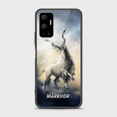 Infinix Hot 12 Cover - Markhor Series - HQ Ultra Shine Premium Infinity Glass Soft Silicon Borders Case