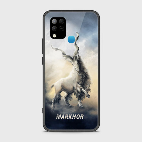Infinix Hot 10s Cover - Markhor Series - HQ Ultra Shine Premium Infinity Glass Soft Silicon Borders Case