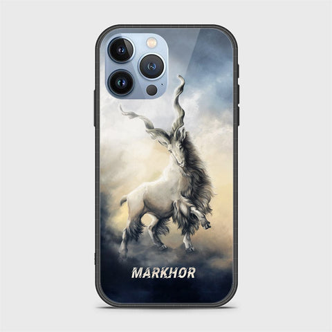 iPhone 14 Pro Max Cover - Markhor Series - HQ Ultra Shine Premium Infinity Glass Soft Silicon Borders Case