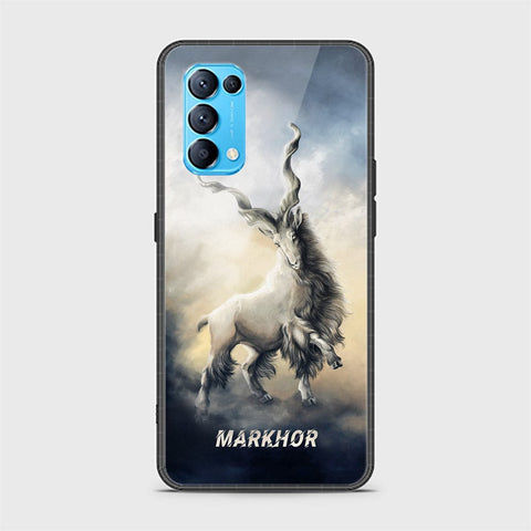 Oppo Reno 5 4G Cover - Markhor Series - HQ Ultra Shine Premium Infinity Glass Soft Silicon Borders Case