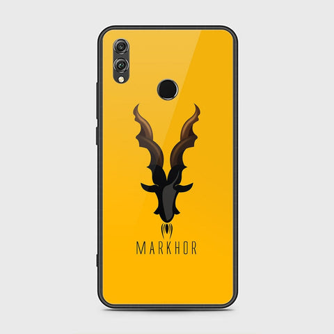 Huawei Honor 8X Cover - Markhor Series - HQ Ultra Shine Premium Infinity Glass Soft Silicon Borders Case