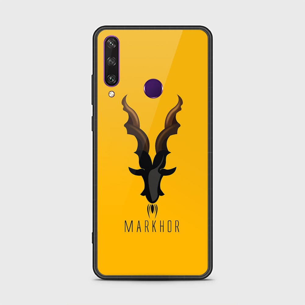 Huawei Y6p Cover - Markhor Series - HQ Ultra Shine Premium Infinity Glass Soft Silicon Borders Case