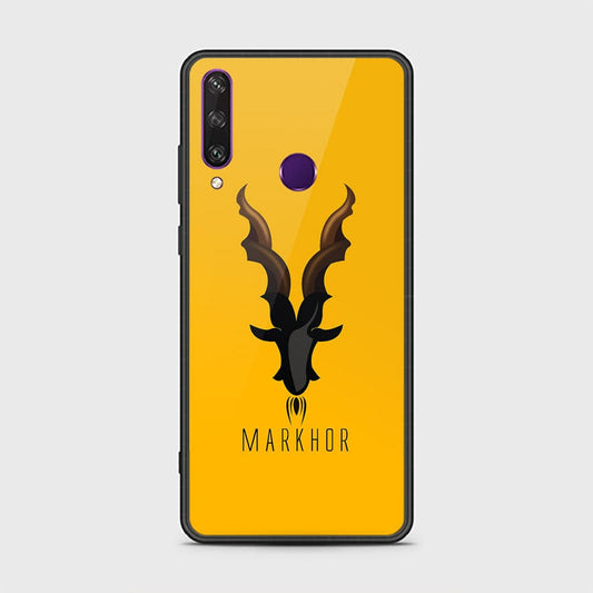 Huawei Y6p Cover - Markhor Series - HQ Ultra Shine Premium Infinity Glass Soft Silicon Borders Case