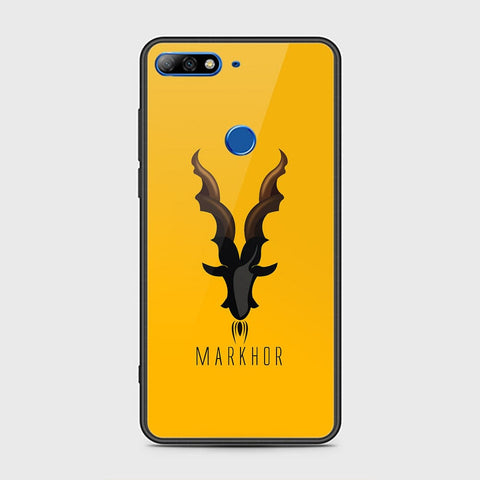 Huawei Y7 Prime 2018 Cover - Markhor Series - HQ Ultra Shine Premium Infinity Glass Soft Silicon Borders Case