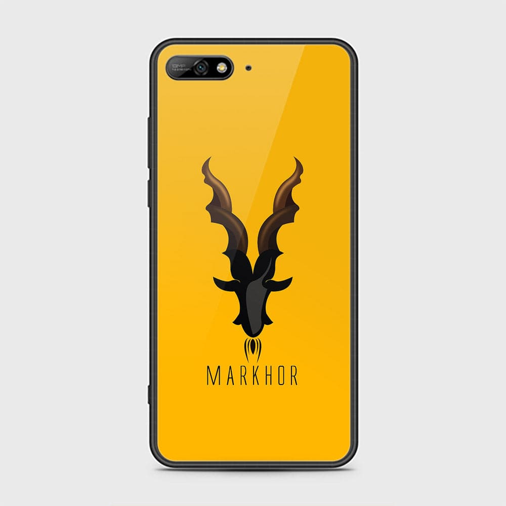 Huawei Y6 Prime 2018 Cover - Markhor Series - HQ Ultra Shine Premium Infinity Glass Soft Silicon Borders Case