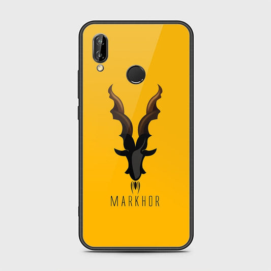 Huawei P20 Lite Cover - Markhor Series - HQ Ultra Shine Premium Infinity Glass Soft Silicon Borders Case