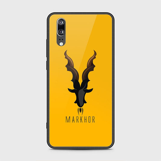 Huawei P20 Cover - Markhor Series - HQ Ultra Shine Premium Infinity Glass Soft Silicon Borders Case