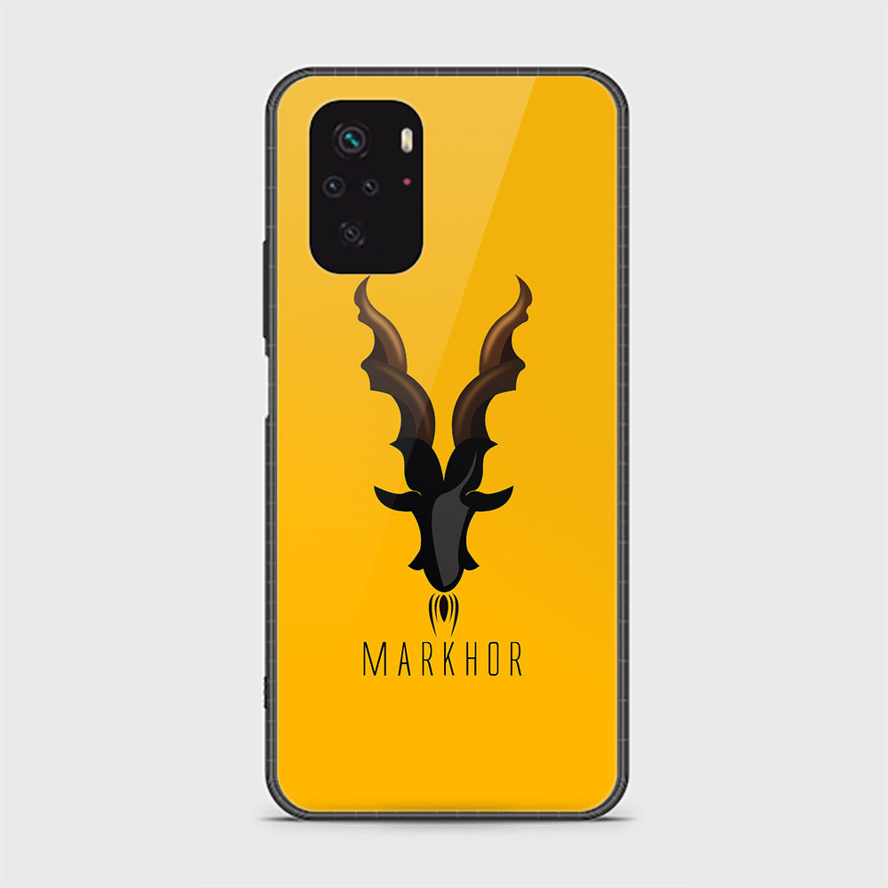 Xiaomi Redmi Note 10 4G Cover - Markhor Series - HQ Ultra Shine Premium Infinity Glass Soft Silicon Borders Case