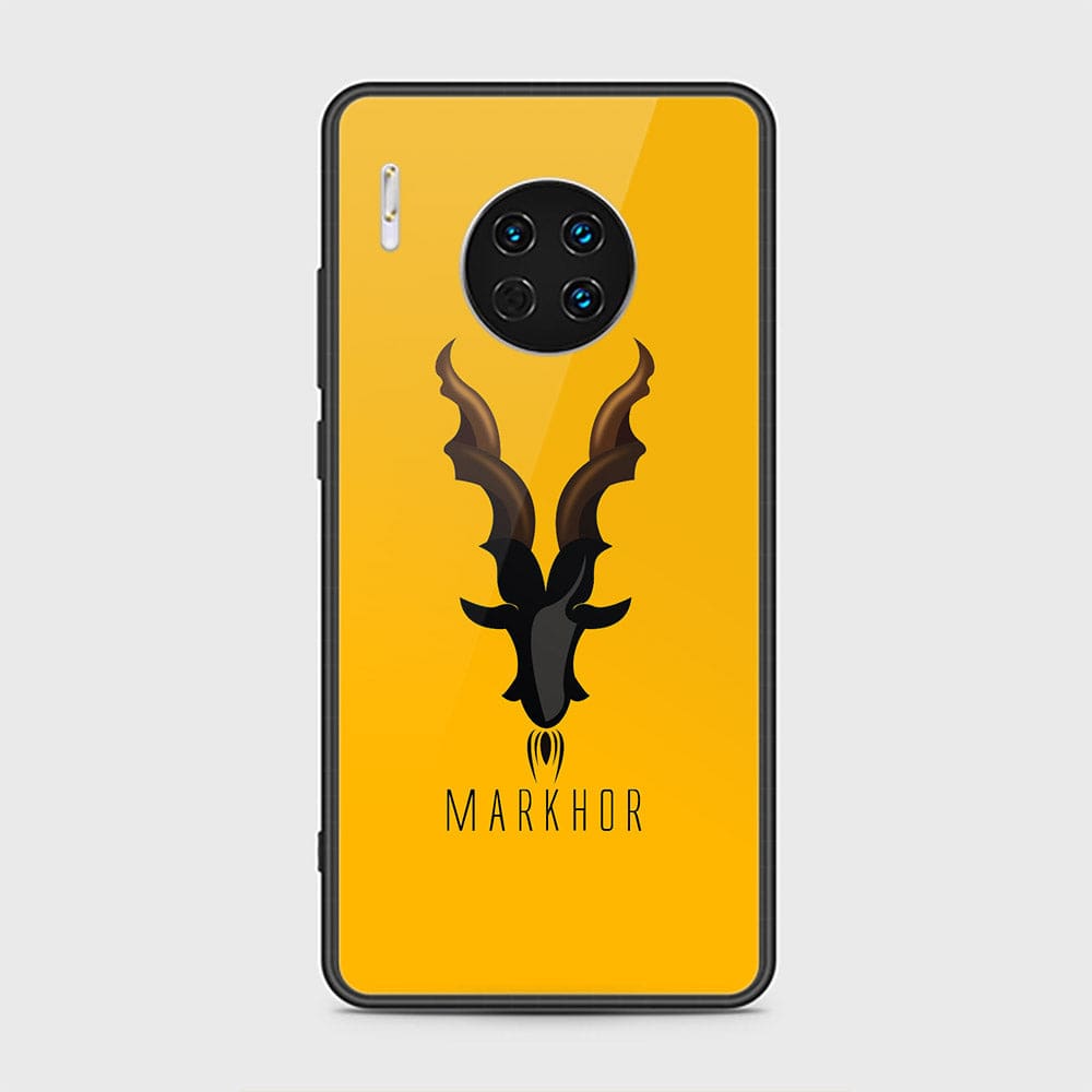 Huawei Mate 30 Cover - Markhor Series - HQ Ultra Shine Premium Infinity Glass Soft Silicon Borders Case