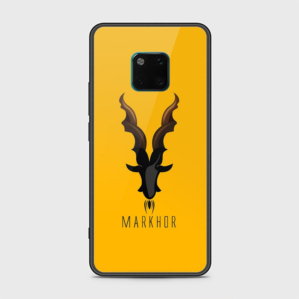 Huawei Mate 20 Pro Cover - Markhor Series - HQ Ultra Shine Premium Infinity Glass Soft Silicon Borders Case