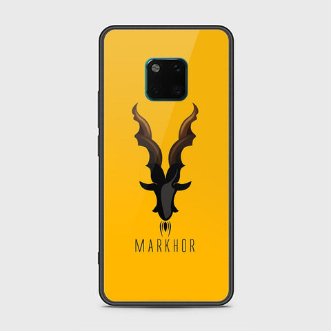 Huawei Mate 20 Pro Cover - Markhor Series - HQ Ultra Shine Premium Infinity Glass Soft Silicon Borders Case