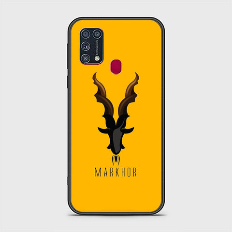 Samsung Galaxy M31 Cover - Markhor Series - HQ Ultra Shine Premium Infinity Glass Soft Silicon Borders Case