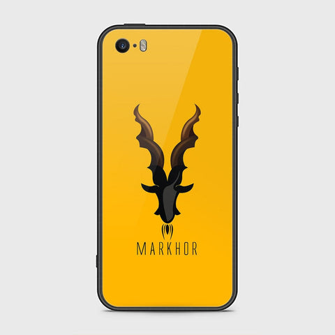 iPhone 5 Cover - Markhor Series - HQ Ultra Shine Premium Infinity Glass Soft Silicon Borders Case