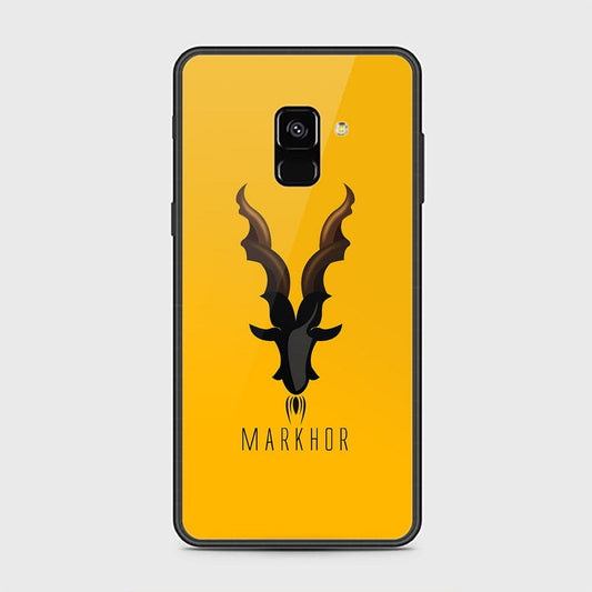 Samsung Galaxy A8 2018 Cover - Markhor Series - HQ Ultra Shine Premium Infinity Glass Soft Silicon Borders Case