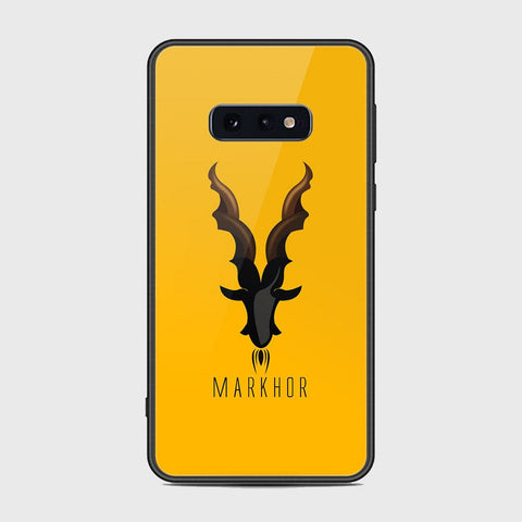 Samsung Galaxy S10e Cover - Markhor Series - HQ Ultra Shine Premium Infinity Glass Soft Silicon Borders Case