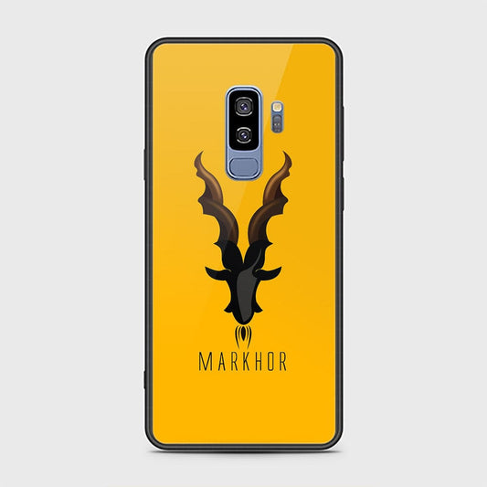 Samsung Galaxy S9 Plus Cover - Markhor Series - HQ Ultra Shine Premium Infinity Glass Soft Silicon Borders Case