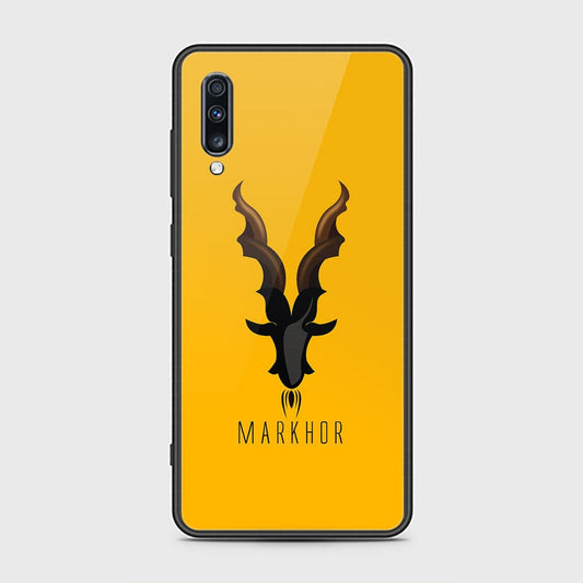 Samsung Galaxy A70 Cover - Markhor Series - HQ Ultra Shine Premium Infinity Glass Soft Silicon Borders Case