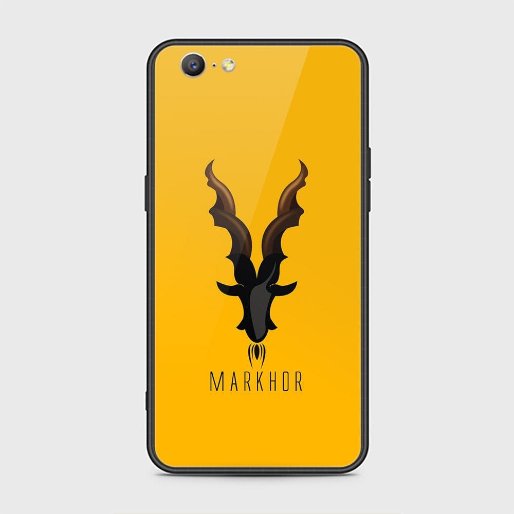 Oppo A39 Cover - Markhor Series - HQ Ultra Shine Premium Infinity Glass Soft Silicon Borders Case