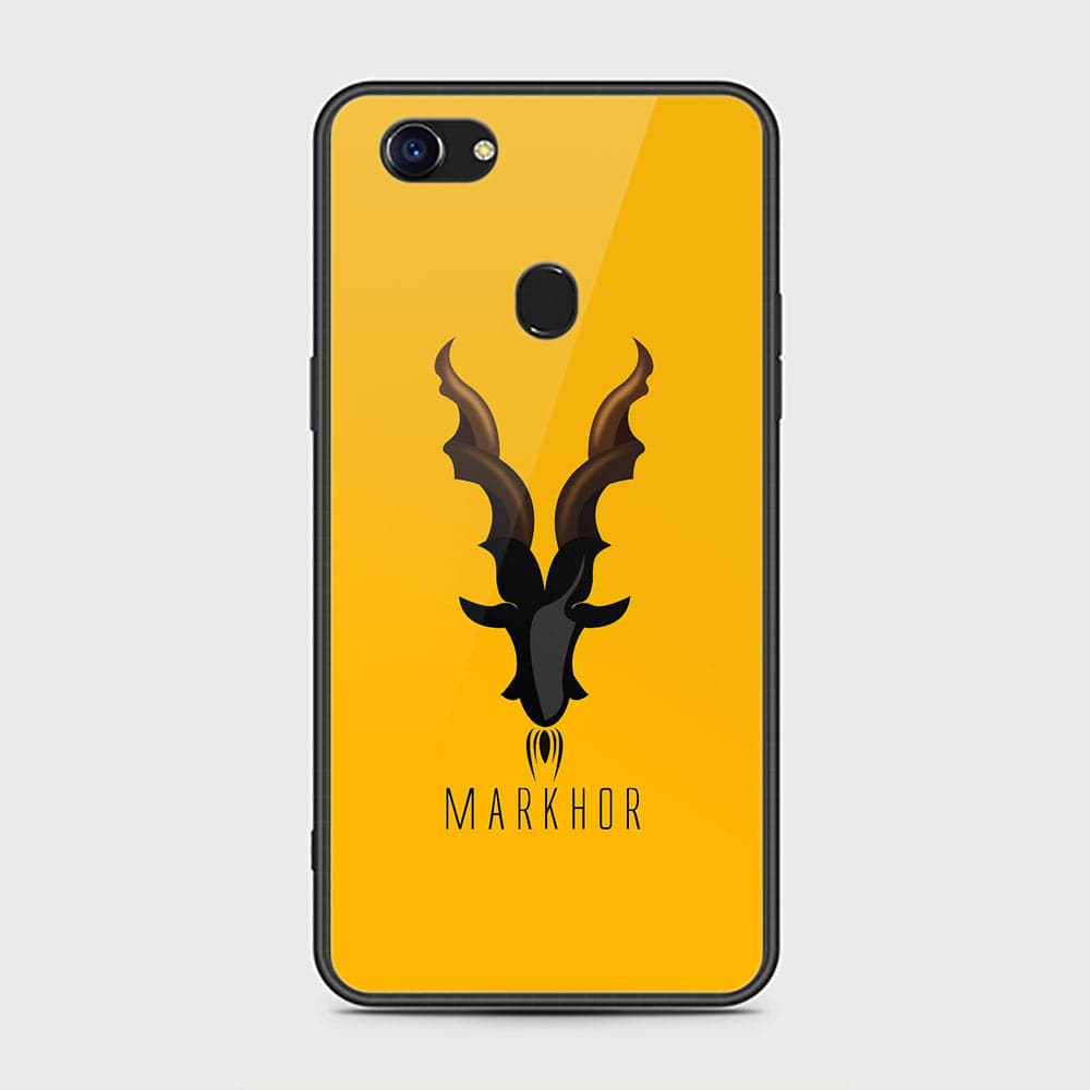 Oppo F5 Cover - Markhor Series - HQ Ultra Shine Premium Infinity Glass Soft Silicon Borders Case