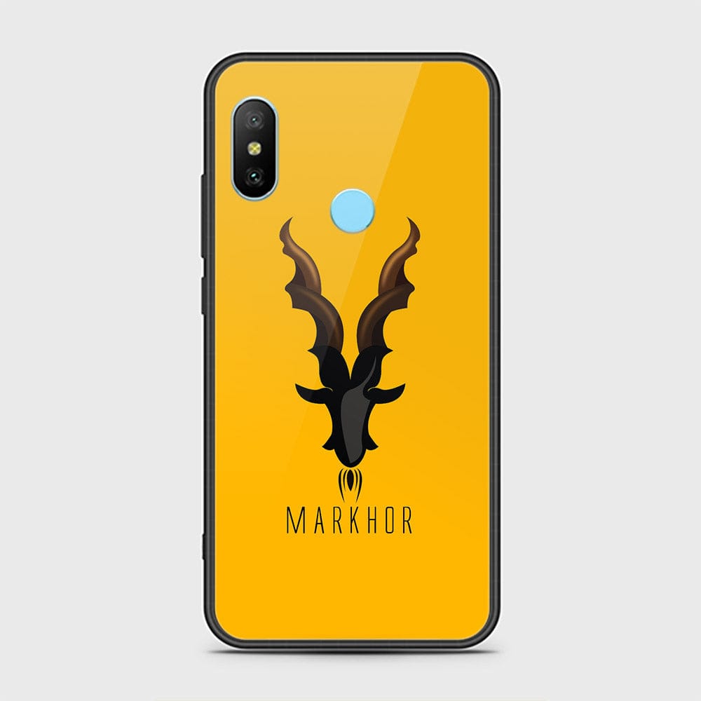 Xiaomi Mi A2 Cover - Markhor Series - HQ Ultra Shine Premium Infinity Glass Soft Silicon Borders Case