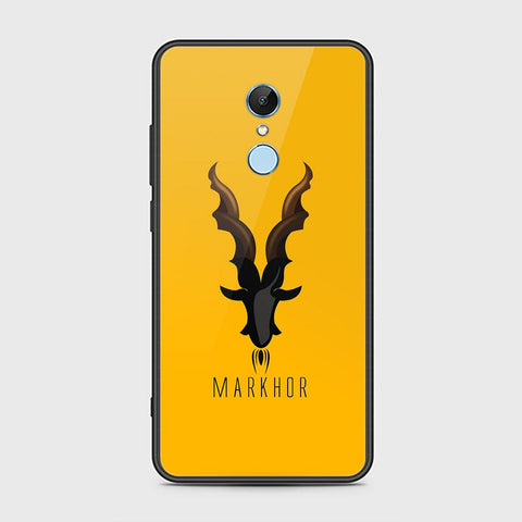 Redmi 5 Plus Cover - Markhor Series - HQ Ultra Shine Premium Infinity Glass Soft Silicon Borders Case