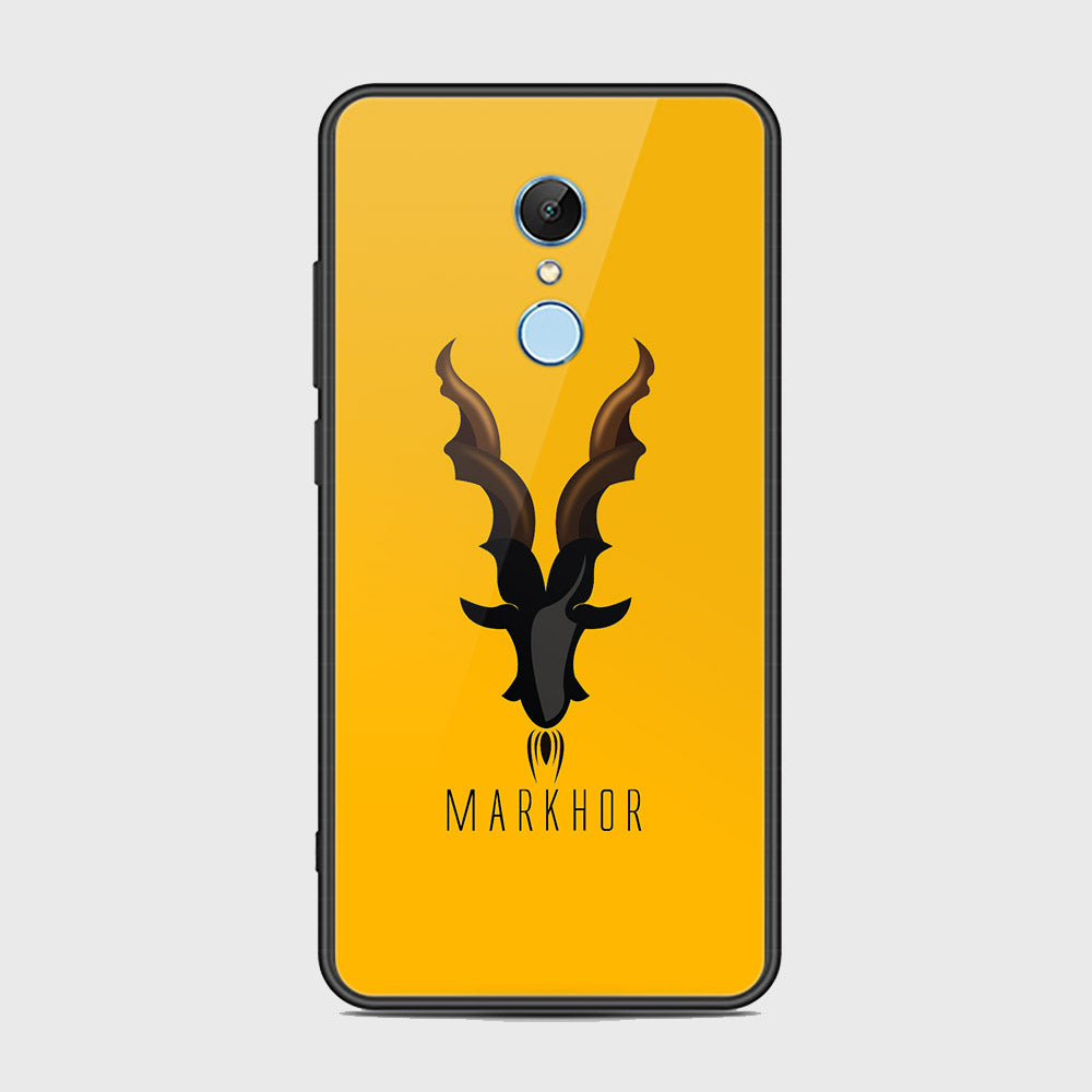 Xiaomi Redmi 5 Cover - Markhor Series - HQ Ultra Shine Premium Infinity Glass Soft Silicon Borders Case