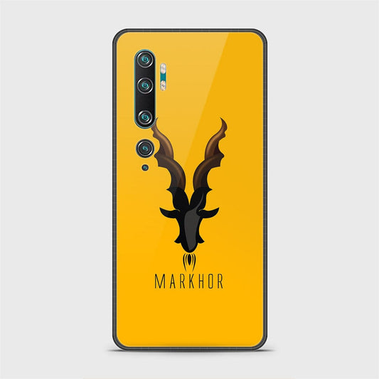 Xiaomi Mi CC9 Pro Cover - Markhor Series - HQ Ultra Shine Premium Infinity Glass Soft Silicon Borders Case