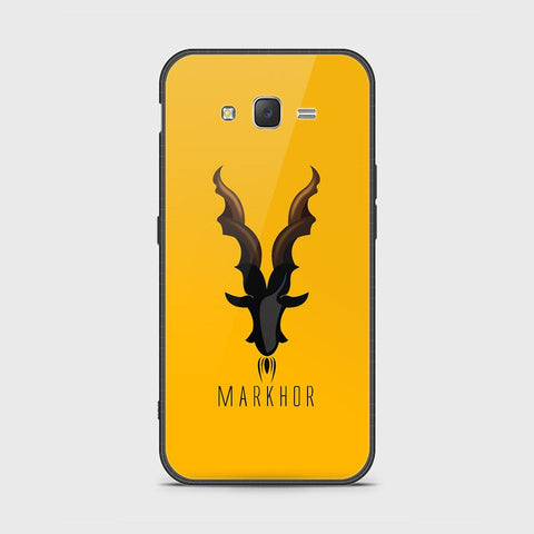 Samsung Galaxy J7 2015 Cover - Markhor Series - HQ Ultra Shine Premium Infinity Glass Soft Silicon Borders Case