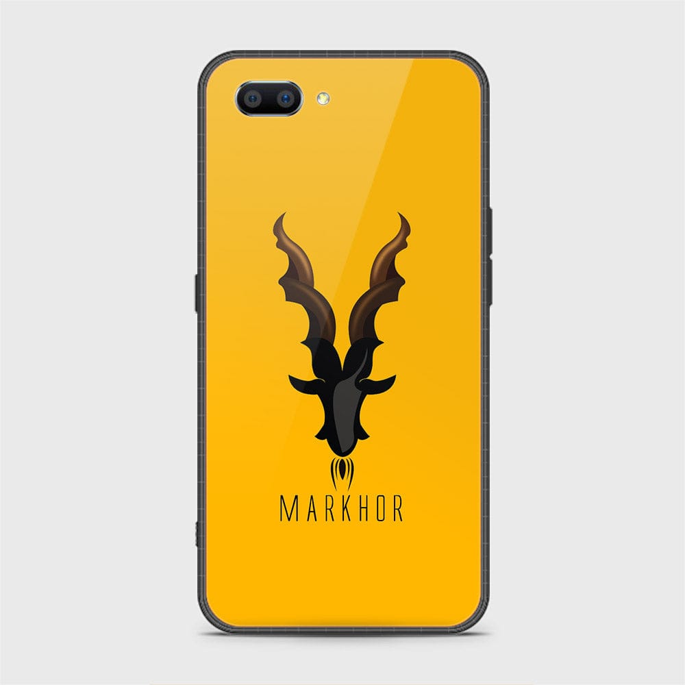 Realme C1 Cover - Markhor Series - HQ Ultra Shine Premium Infinity Glass Soft Silicon Borders Case